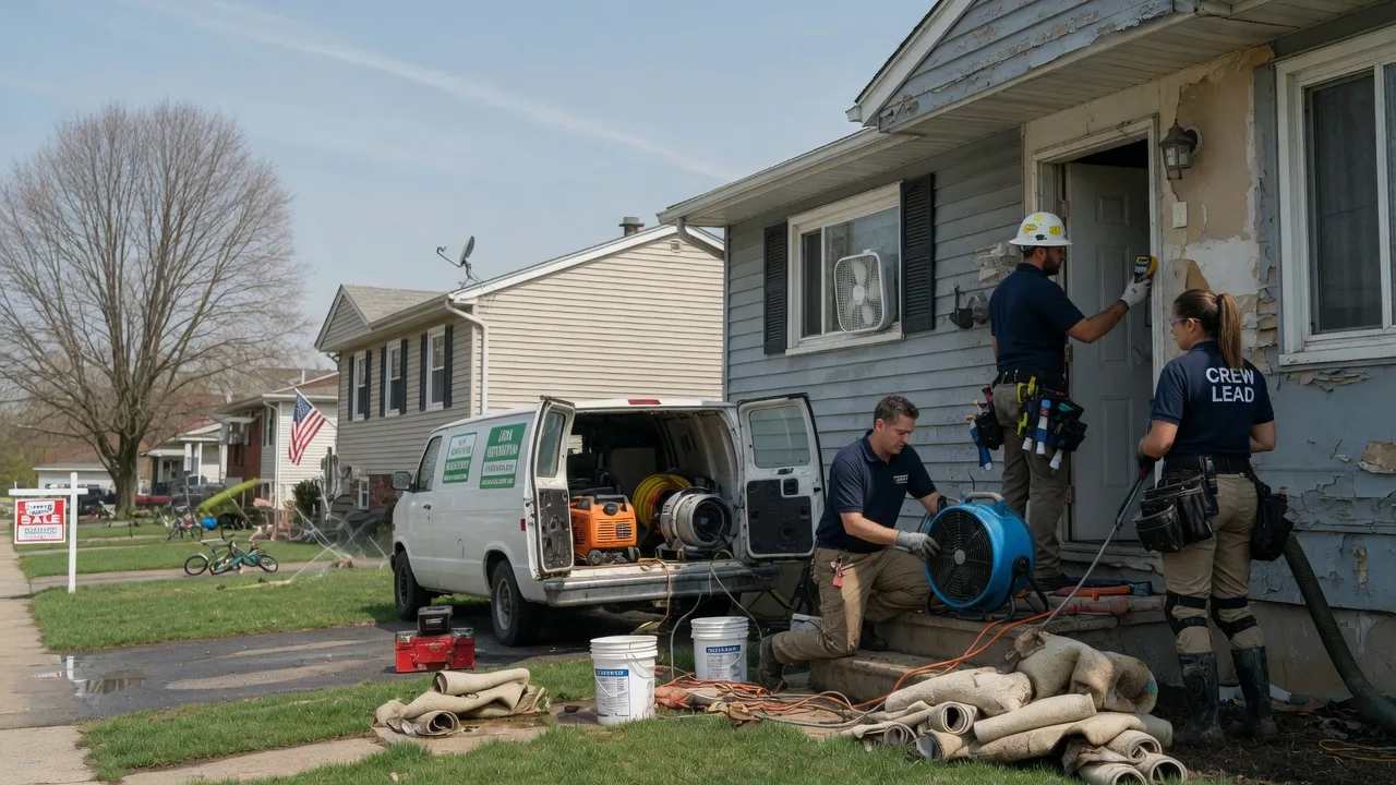 Flood Cleanup in Perkiomenville, PA near me